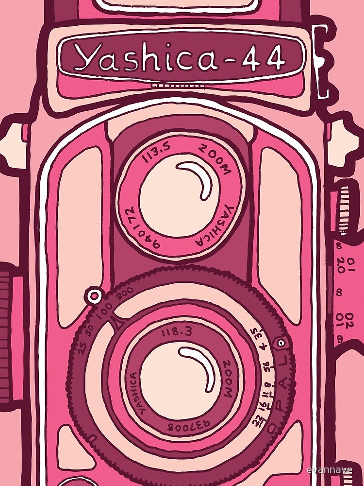Vintage camera pink by evannave