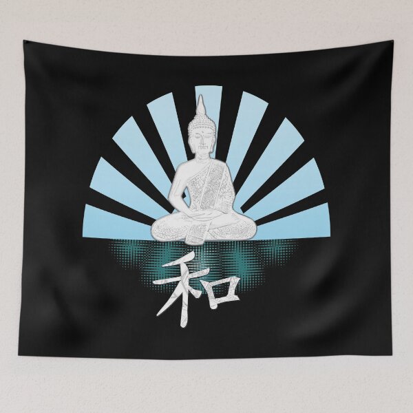 Item preview, Kanji for peace Budda designed and sold by Kam-designs.