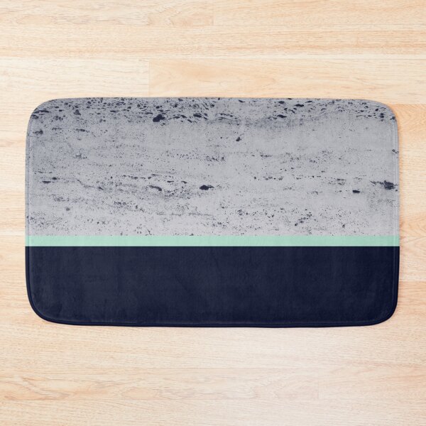 Item preview, Navy Blue Mint on Navy Blue Concrete #1 #decor #art designed and sold by Anita's & Bella's Art.