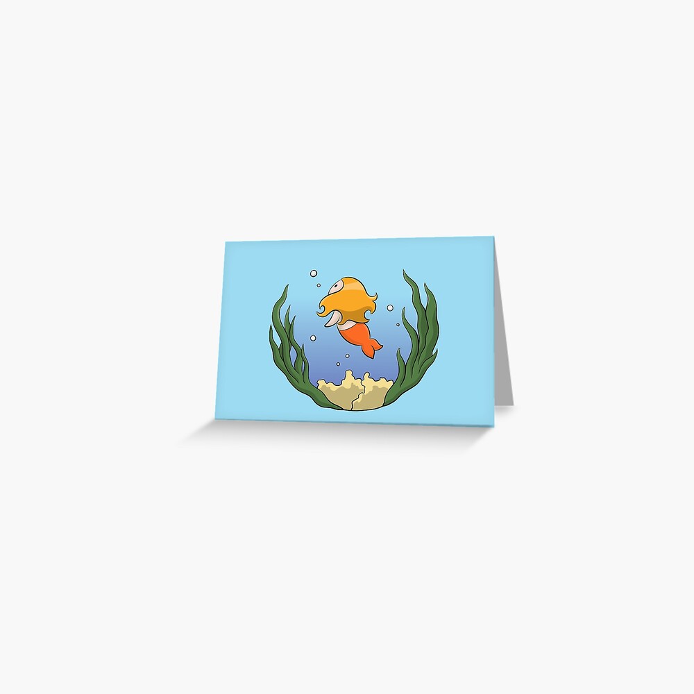 Girl In The Ocean Greeting Card