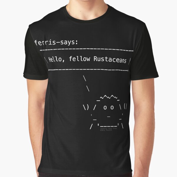 GS169 - Hello, fellow Rustaceans Graphic T-Shirt