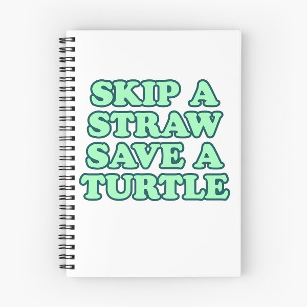 Item preview, Skip a straw save a turtle designed and sold by House Sparrow.
