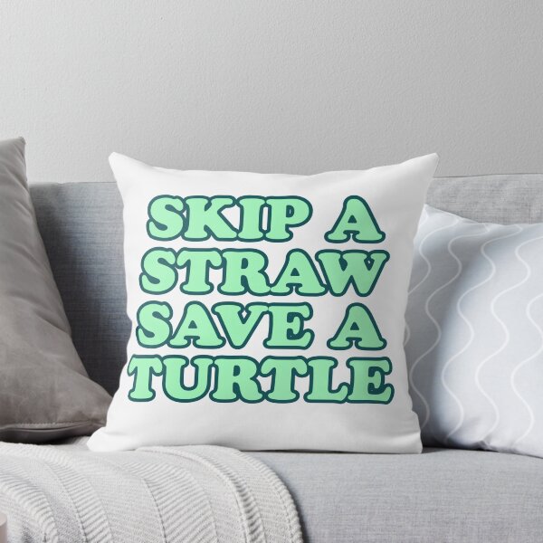 Item preview, Skip a straw save a turtle designed and sold by House Sparrow.
