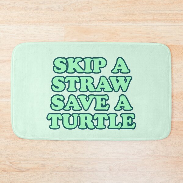 Item preview, Skip a straw save a turtle designed and sold by House Sparrow.