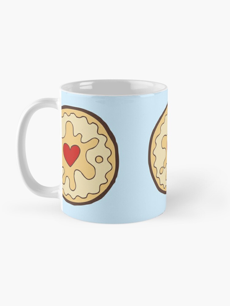 Jammy Dodger British Biscuit Coffee Mug by evannave