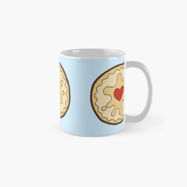 Jammy Dodger British Biscuit Coffee Mug by evannave