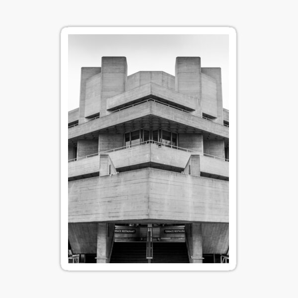 Item preview, National theatre London designed and sold by AMoncurPhoto.