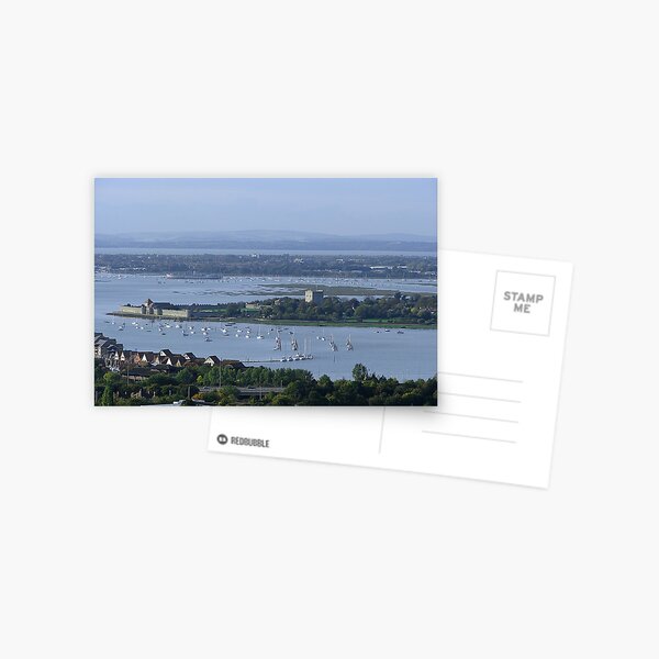 Portchester Castle from Portsdown Hill Postcard