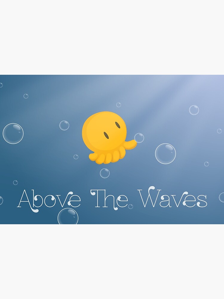 Thumbnail 7 of 7, Framed Art Print, Above The Waves designed and sold by Cheeseness.