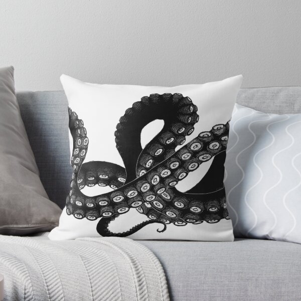 Get Kraken Throw Pillow