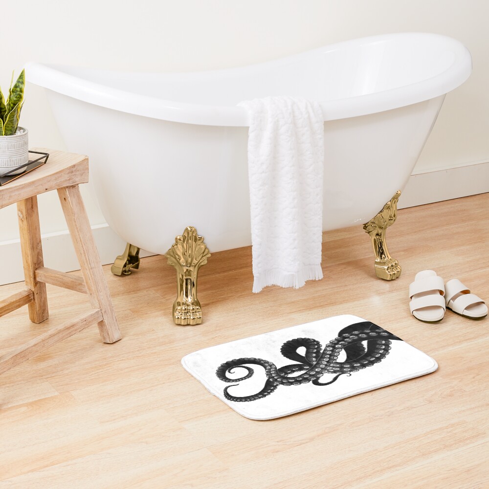 Get Kraken Bath Mat