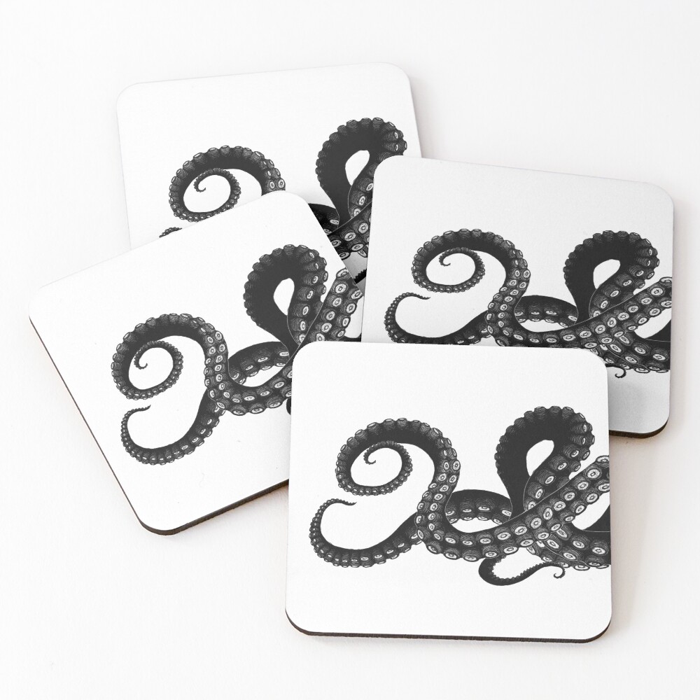 Get Kraken Coasters (Set of 4)