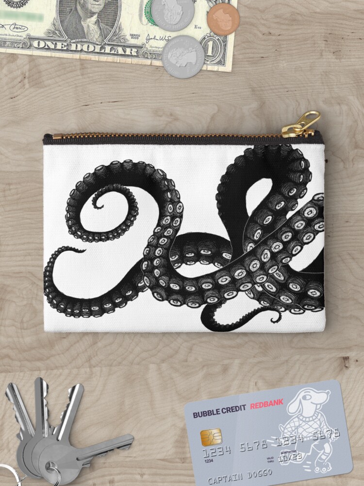 Thumbnail 3 of 4, Zipper Pouch, Get Kraken designed and sold by Alrkeaton.