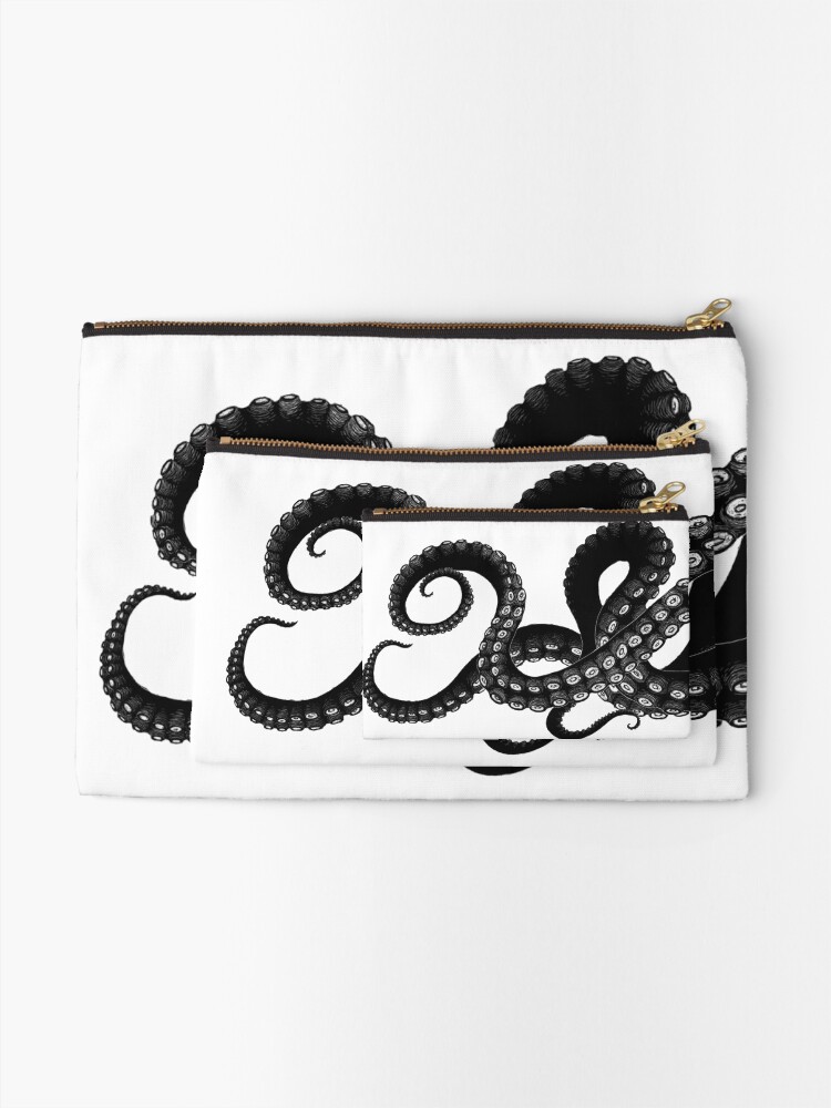Thumbnail 2 of 4, Zipper Pouch, Get Kraken designed and sold by Alrkeaton.