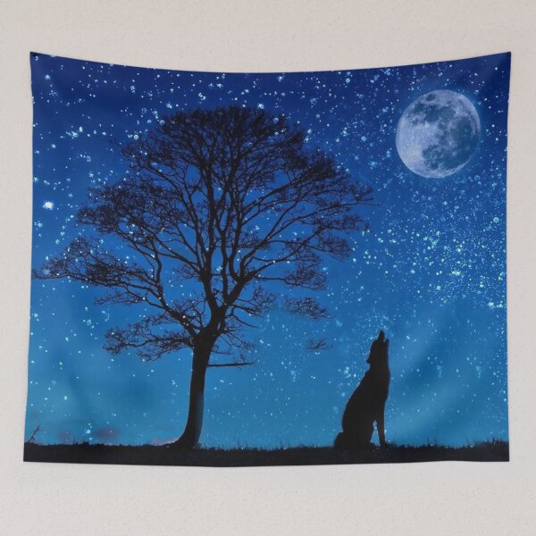 Item preview, Lonely Howling Wolf designed and sold by imphavok.