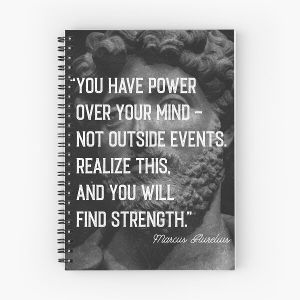 Item preview, 'You have power over your mind' Marcus Aurelius Quote designed and sold by knightsydesign.