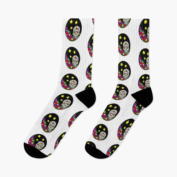 Item preview, Sugar Skull and Flowers designed and sold by imphavok.