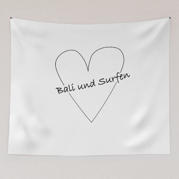 Item preview, Bali Surfer Surfen Herz Geschenk Liebe Wellenreite designed and sold by surfingfun.