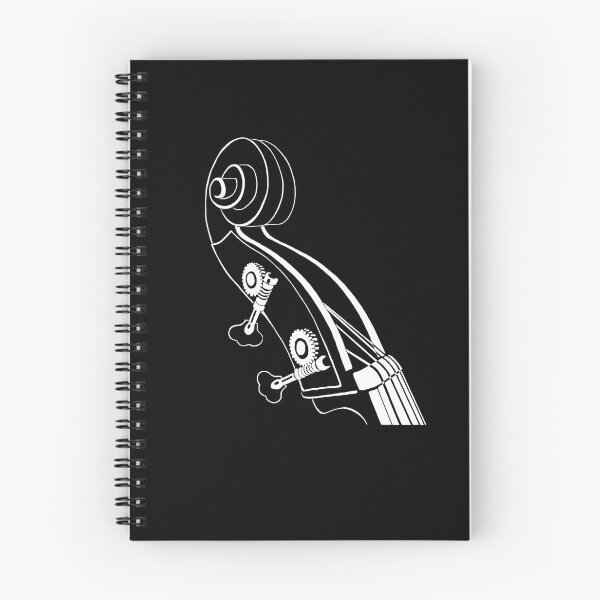 Item preview, Upright Bass Scroll (White) designed and sold by StarscapeNW.