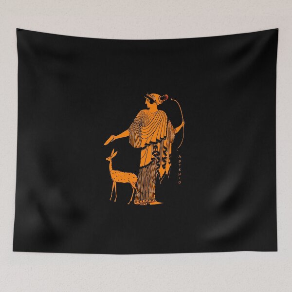 Item preview, Artemis red figure ancient Greek design designed and sold by WillowNox7.