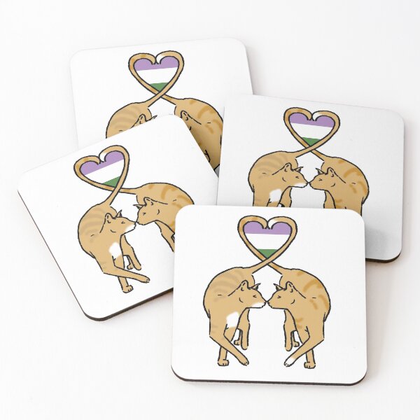Item preview, Genderqueer Pride Cats designed and sold by Alrkeaton.