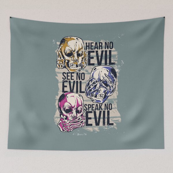 Item preview, Halloween ,See no Evil, Hear no Evil, Speak no evil designed and sold by FFelder.