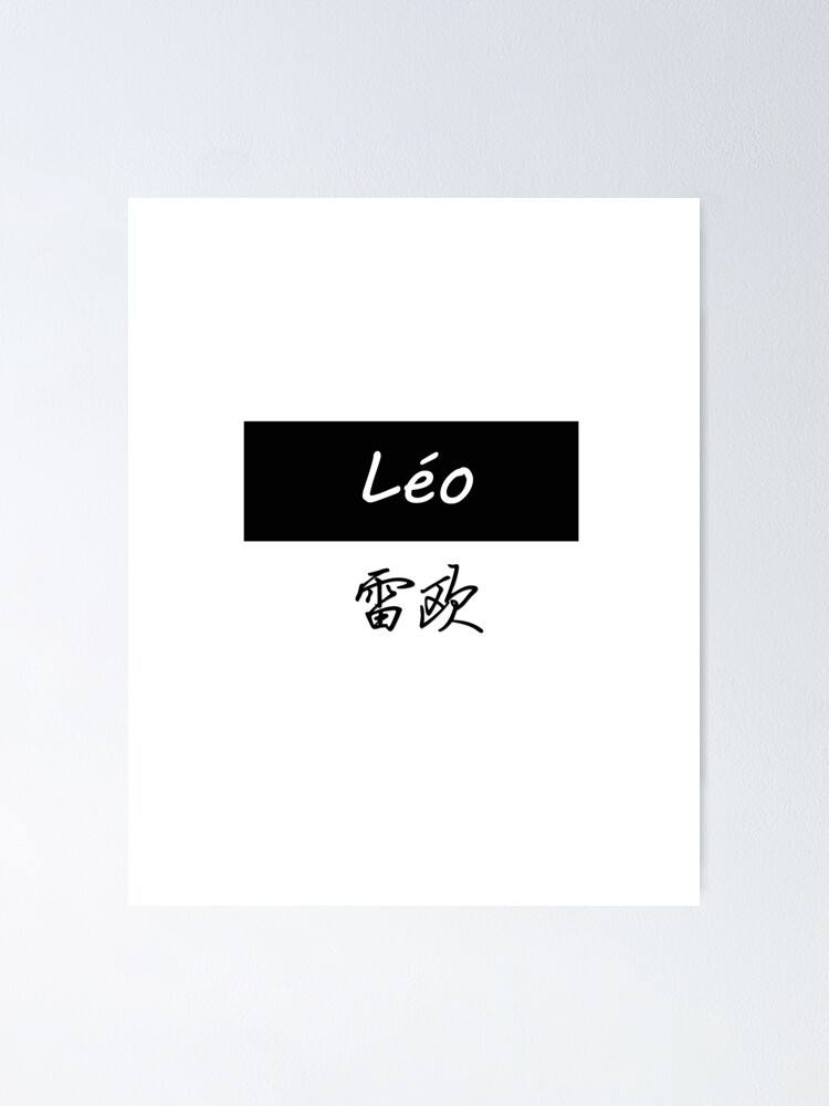 I am Leo. My name Leo in Chinese writing