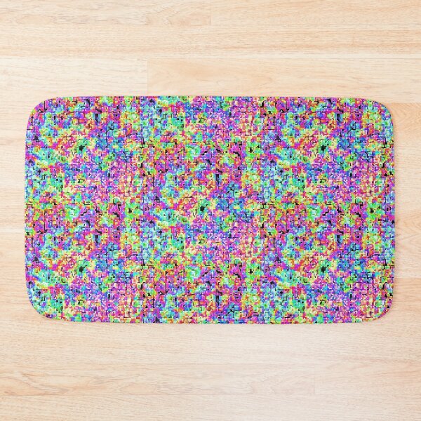 Item preview, Neon Pixels Pattern designed and sold by LaurenPatrick.