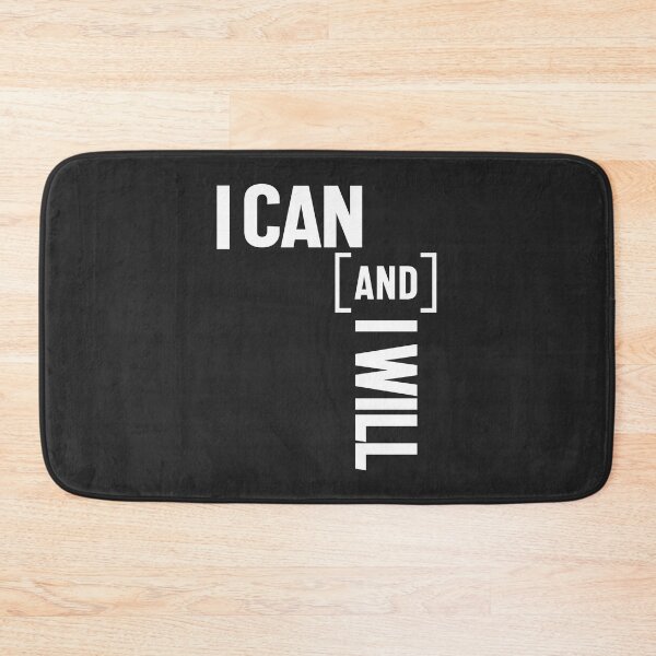 Item preview, I Can And I Will Inspiring Message designed and sold by cidolopez.