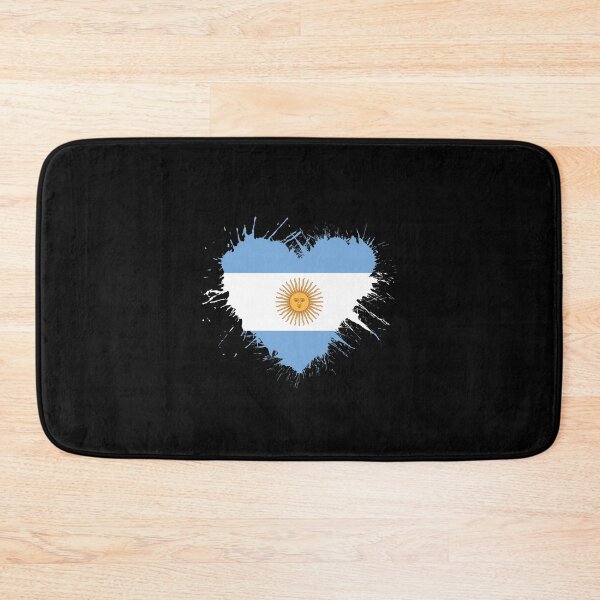 Item preview, Argentina heart flag designed and sold by 1681830934131.