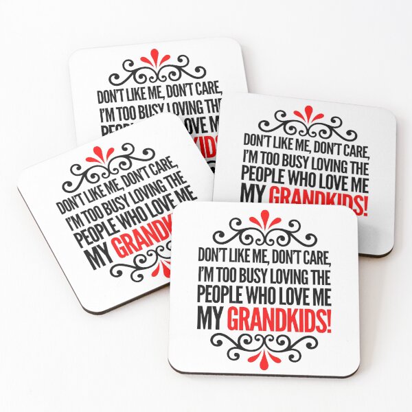 Item preview, Grandchildren Quote - Too Busy designed and sold by SuperMerchMan.