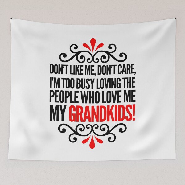 Item preview, Grandchildren Quote - Too Busy designed and sold by SuperMerchMan.