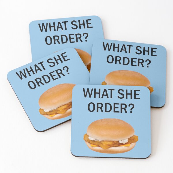 Item preview, What She Order? (Black) designed and sold by TheLastStand.