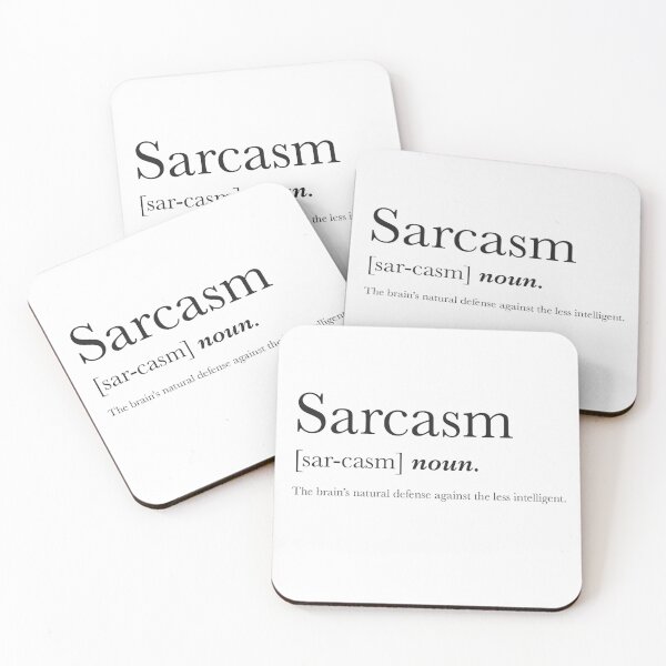 Item preview, Sarcasm Wall Print designed and sold by Claireandrewss.