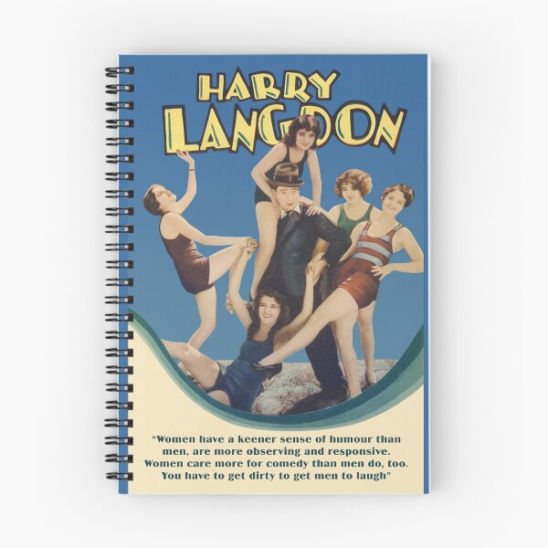 Item preview, Harry Langdon Quotes: “Women Have A Keener Sense Of Humour Than Men, Are More Observing And Responsive. Women Care More For Comedy Than Men Do, Too. You Have To Get Dirty To Get Men To Laugh” designed and sold by TIGERDAVER.