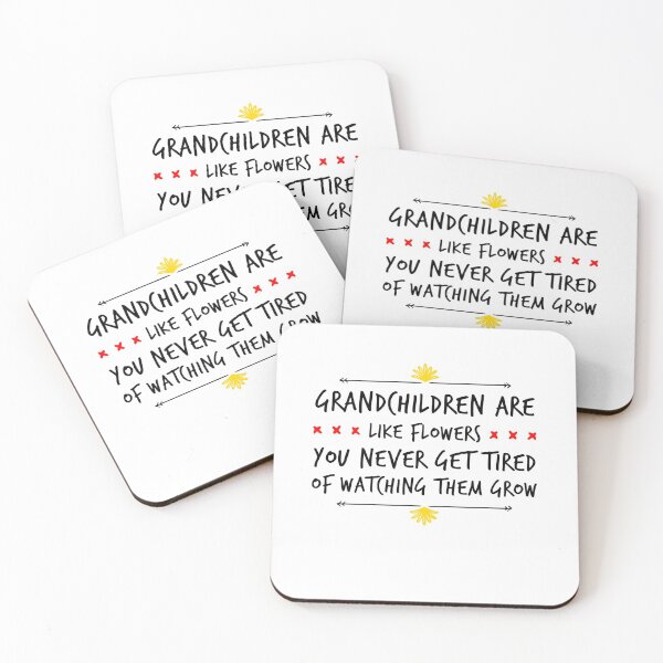 Item preview, Grandchildren Quote - Like Flowers designed and sold by SuperMerchMan.