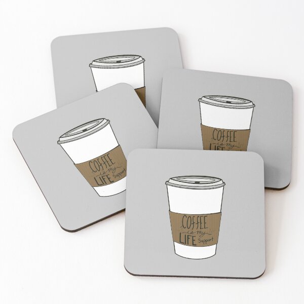 Item preview, Coffee is my life support designed and sold by SheHunts99.
