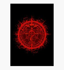 Human Transmutation Circle. Fullmetal Alchemist Photographic Print