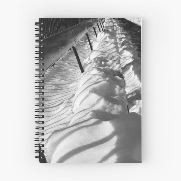Item preview, Vagues de neige sur un banc designed and sold by E-Maniak.