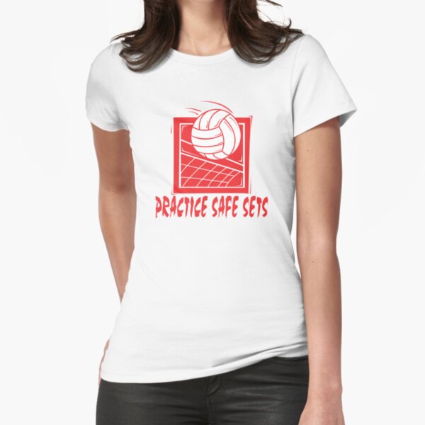 Item preview, Funny Volleyball "Practice Safe Sets" designed and sold by SportsT-Shirts.