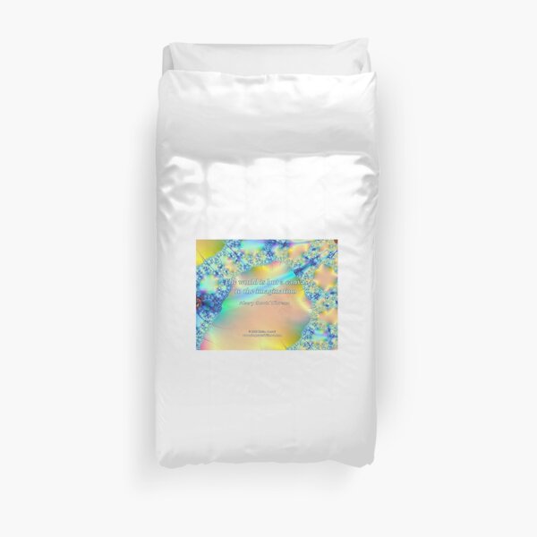 World Is But A Canvas Duvet Cover