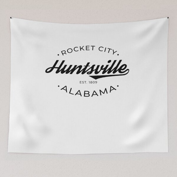 Aperçu de l'œuvre Huntsville Alabama Rocket City créée et vendue par PeerlessMerch.
