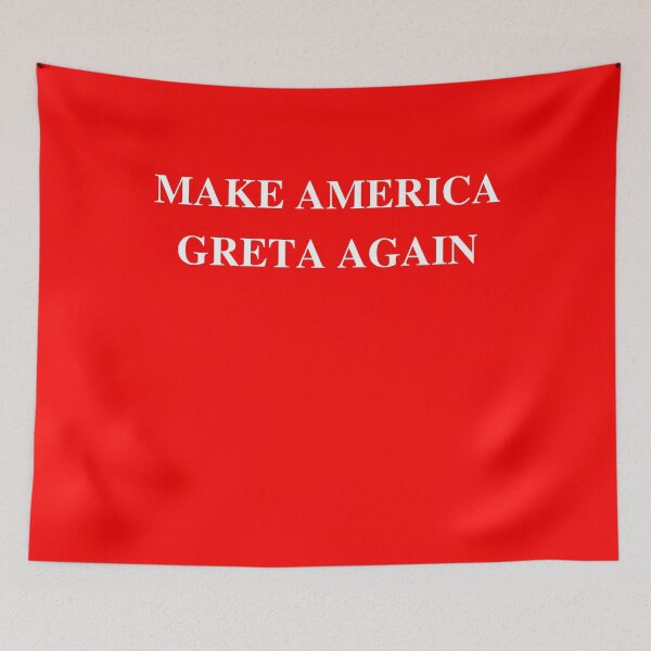 Item preview, MAGA - Make America Greta Again designed and sold by GrasslandDesign.
