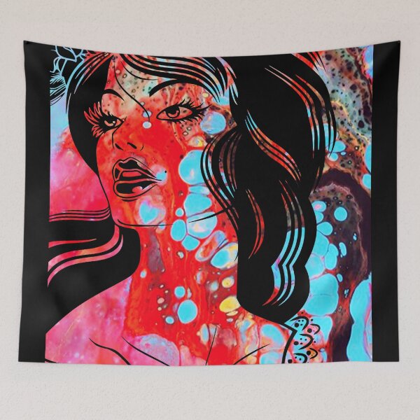Item preview, Lady with Red designed and sold by AbrorschachArt.