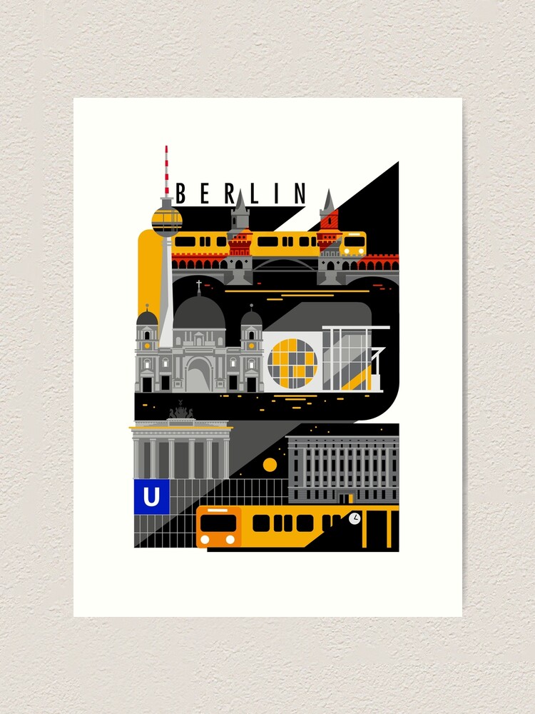Alternate view of Berlin bei Nacht Art Print