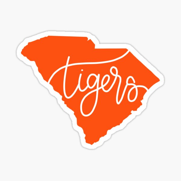 Clemson + SC Sticker