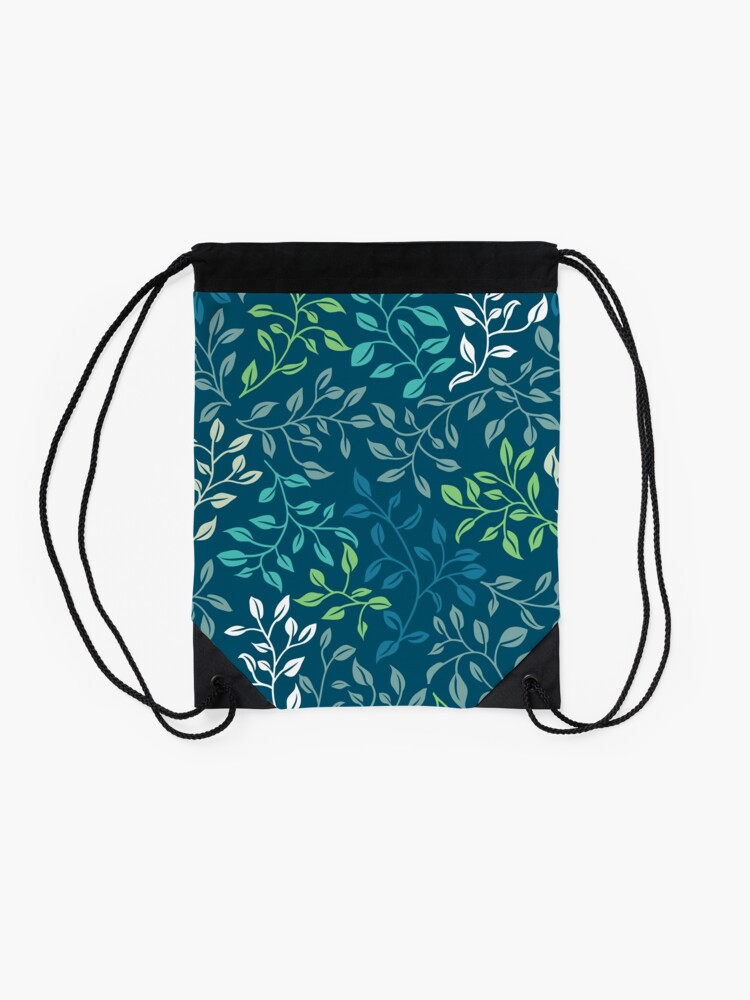 Alternate view of Leafy Tangle Drawstring Bag