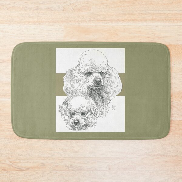 Item preview, Poodle (miniature) Father & Son designed and sold by BarbBarcikKeith.