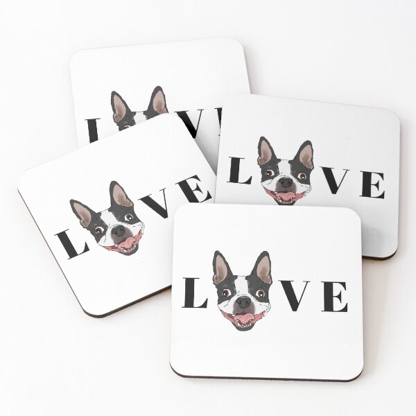 Item preview, Boston Terrier LOVE designed and sold by Furkid Studio.