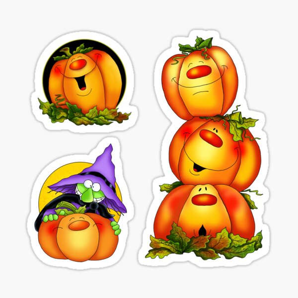 Jolly Jacks and Witchy Moons Sticker